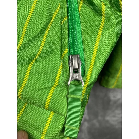 BURTON Jacket Mens Size Small Green DryRide Striped Hooded Insulated Waterproof - Picture 9 of 16